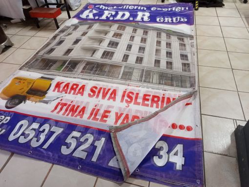 meşh afiş, delikli branda afiş